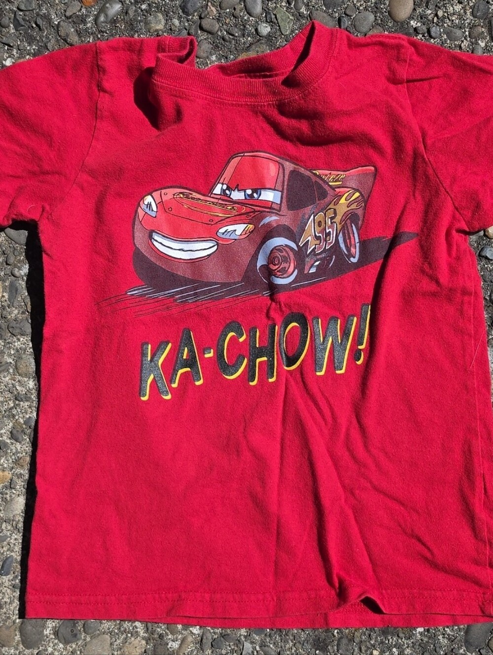 Disney Red Lightning McQueen 'KA-CHOW!' Graphic Tee